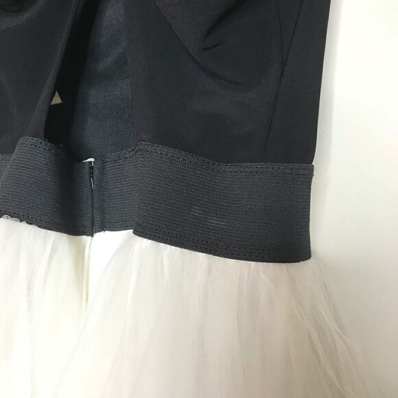 TeezeMe Sz 1 black white tulle ballerina Dress - Picture 8 of 8